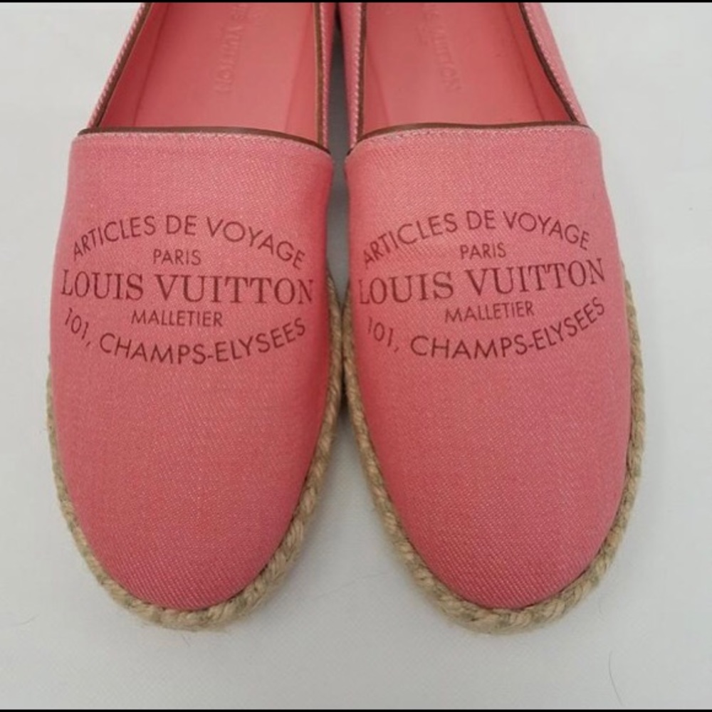 Louis Vuitton Sunlight Round-toe Espadrille Flats